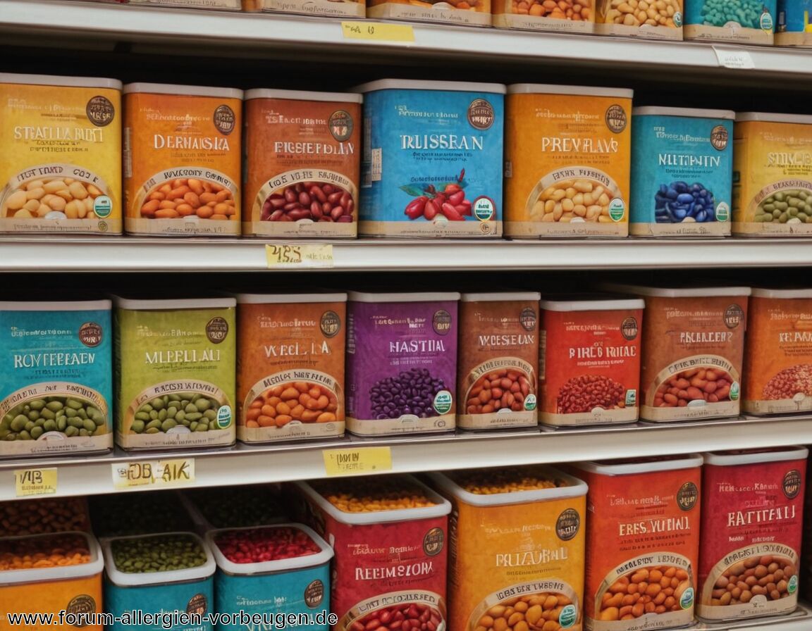 Etiketten auf Lebensmitteln prüfen   - Allergie Bohnen » Tipps für Dich